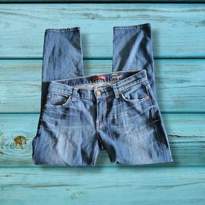 ✨️HP✨️7 For All Mankind | Blue Denim Slim Straight Leg Jeans (SIZE 27)